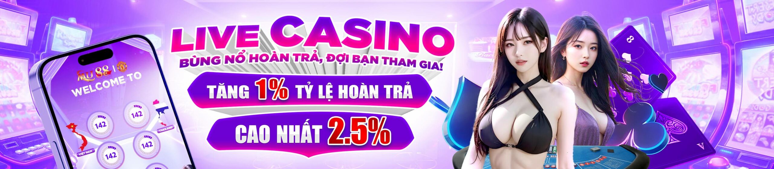 Mu88 Casino sảnh live với nhiều hotgirl