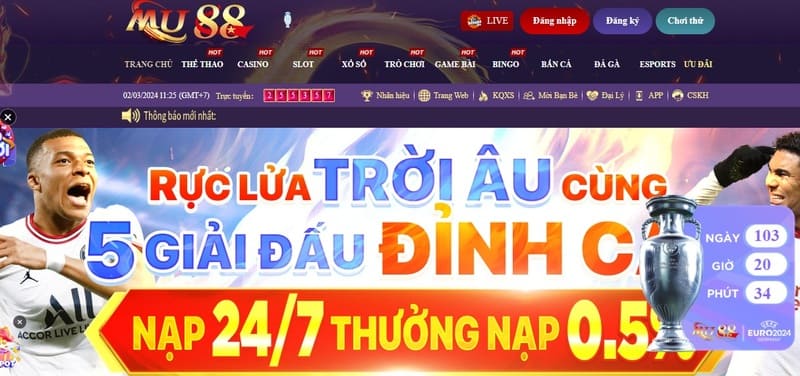 Trang chủ nhà cái MU88